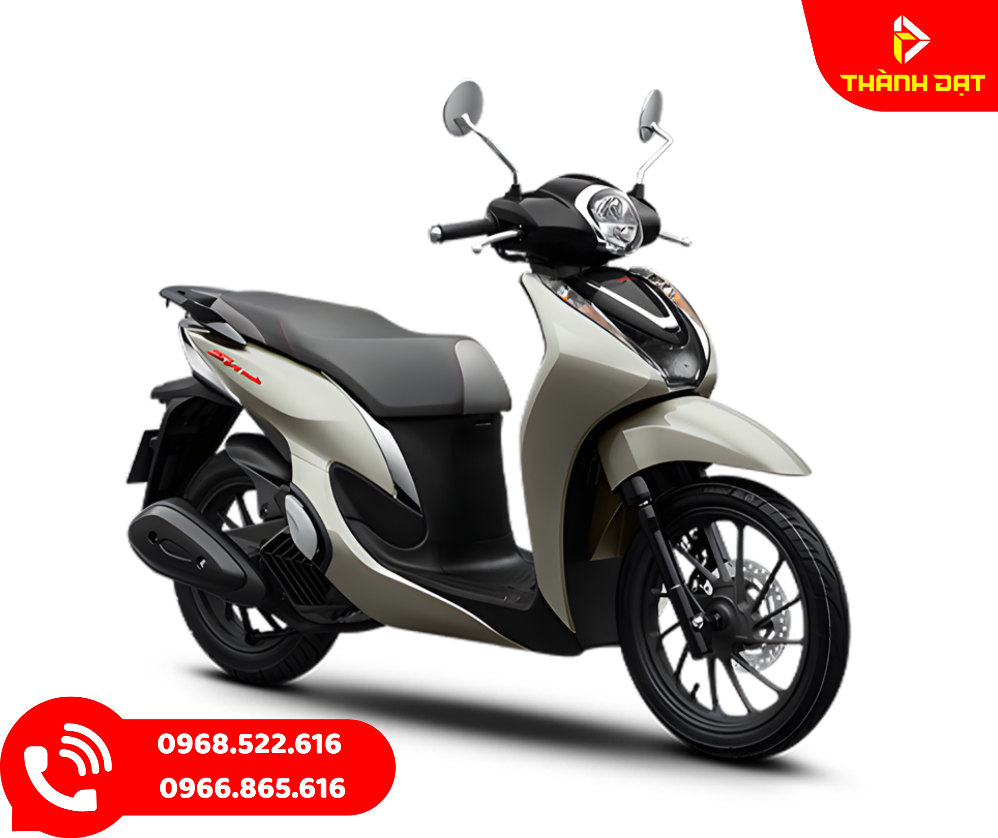 TVS Dazz 110 trắng hồng